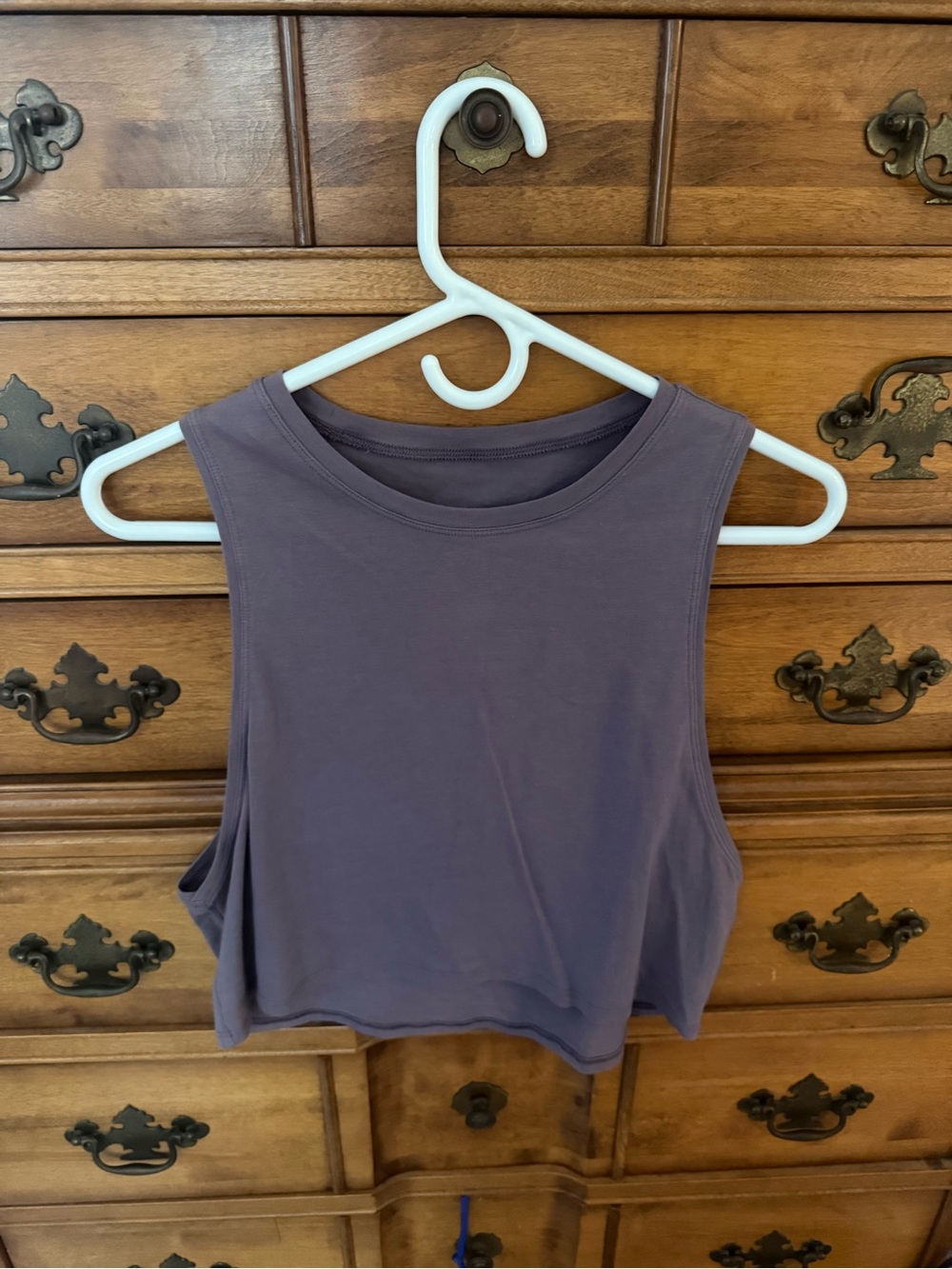 lululemon athletica Mauve/Purple Cut Back Tank